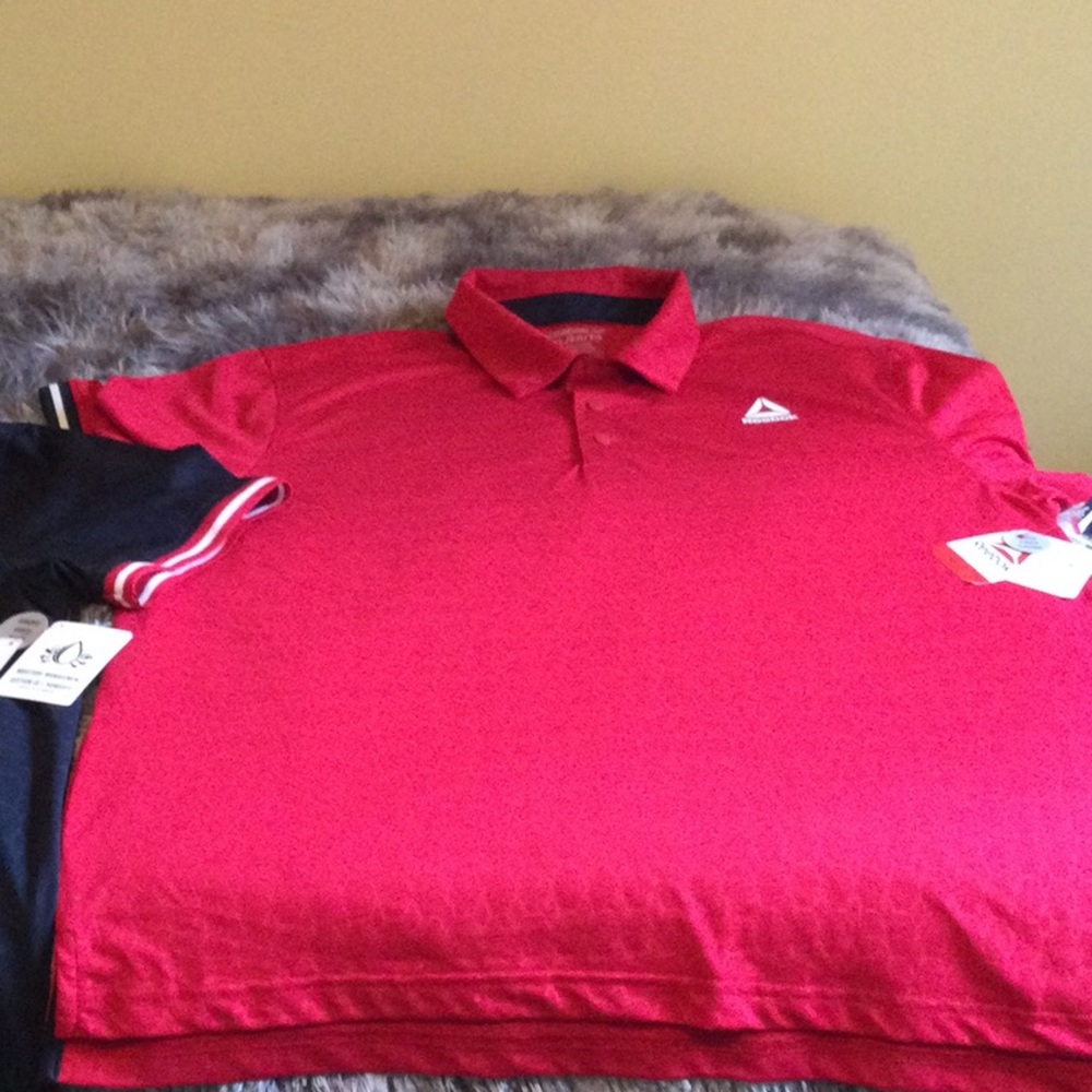 NWT lot of 2 Reebok Polos